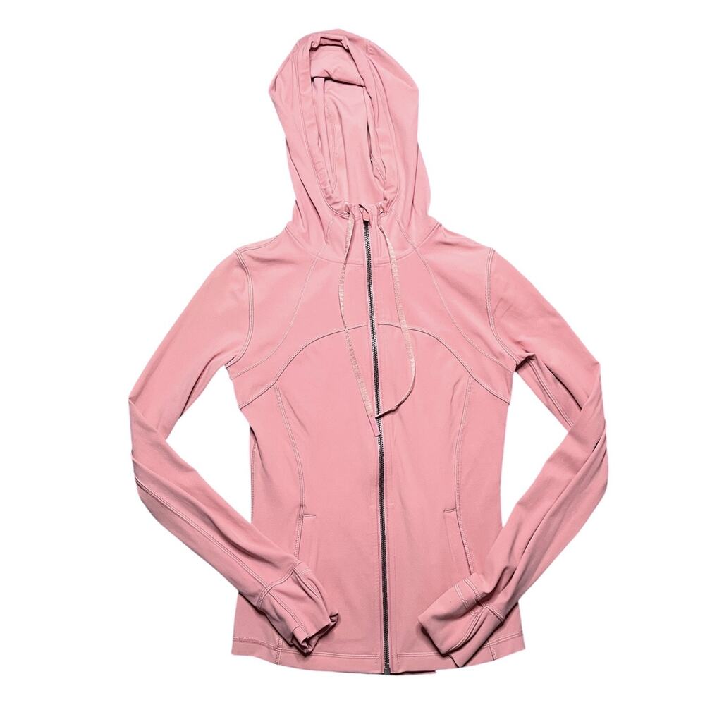 Lululemon Hooded Define Jacket Pink Puff Size 4